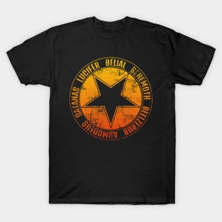 retro satanic design T-Shirt